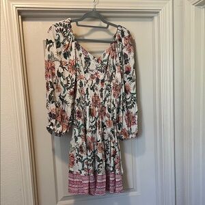 NWOT Angie Floral Minidress